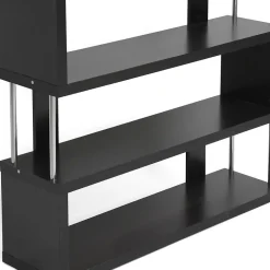 Online Barnes 43.38'' W x 11.5'' D Bookshelf, Dark Brown (4339-STPL) Bookcases