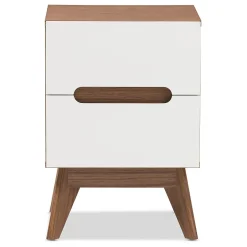 Hot Calypso 23" High Nightstand, White (2633-7504-STPL) Storage Cabinets