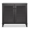 Clearance Coolidge 29.63'' W x 14.5'' D Storage Cabinet, Dark Brown (5304-STPL) Storage Cabinets