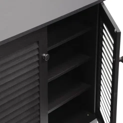 Clearance Coolidge 29.63'' W x 14.5'' D Storage Cabinet, Dark Brown (5304-STPL) Storage Cabinets