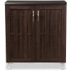 Sale Excel 35.1" High 2-Shelf Storage Cabinet, Dark Brown (119-6498-HiT) Storage Cabinets