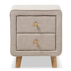 Outlet Jonesy 23" High Nightstand, Beige (2633-7289-STPL) Storage Cabinets