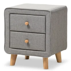 Jonesy 23" High Nightstand, Gray (2633-7288-STPL) Storage Cabinets
