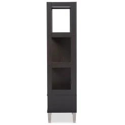 Outlet Kalien 23.01'' W x 15.21'' D Bookshelf, Dark Brown (6465-STPL) Bookcases