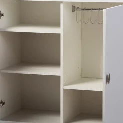 Outlet Marcy 35.1'' W x 15.6'' D Storage Cabinet, White (6470-STPL) Storage Cabinets