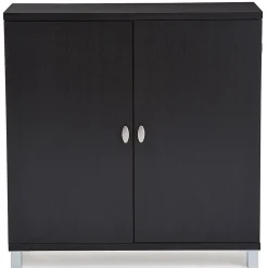 Discount Marcy 35.1'' W x 15.6'' D Storage Cabinet, Dark Brown (6469-STPL) Storage Cabinets