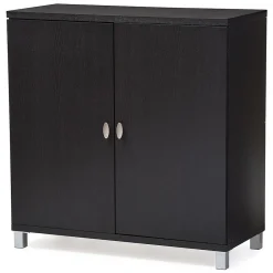 Discount Marcy 35.1'' W x 15.6'' D Storage Cabinet, Dark Brown (6469-STPL) Storage Cabinets