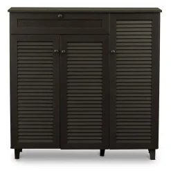 Best Pocillo 45.25'' W x 14.5'' D Storage Cabinet, Dark Brown (5308-STPL) Storage Cabinets