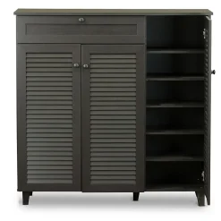 Best Pocillo 45.25'' W x 14.5'' D Storage Cabinet, Dark Brown (5308-STPL) Storage Cabinets