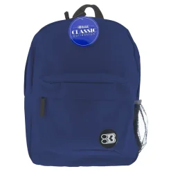 Backpacks<Bazic Classic Laptop Backpack, Medium, Navy Blue (BAZ1060)