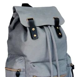 Backpacks<Bazic Guidi Canvas Laptop Backpack, Large, Gray (1117)