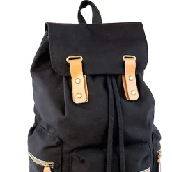 Backpacks<Bazic Guidi Canvas Laptop Backpack, Large, Black (1116)