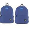 Bazic Products® Classic Backpack 17" Blue, Pack of 2 (BAZ1051-2)