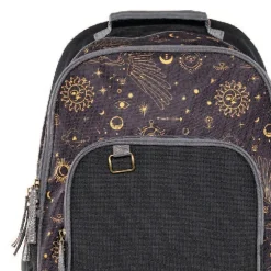 Backpacks<Bazic Raleigh Celestial Canvas Laptop Backpack, Large, Black/Gold (1120)