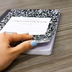 Bazic 1-Subject Composition Notebooks, College Ruled, 100 Sheets, Multicolor, 6/Bundle (BAZ5091-6) New