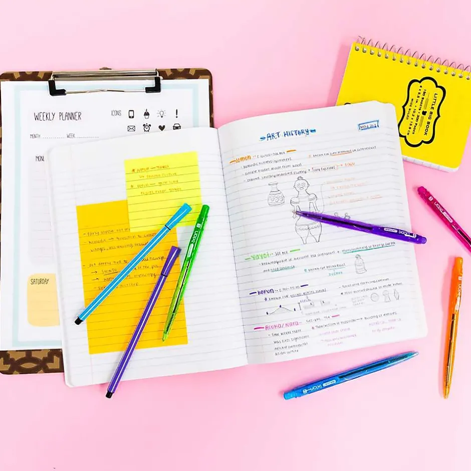 Bazic 1-Subject Composition Notebooks, College Ruled, 100 Sheets, Multicolor, 6/Bundle (BAZ5091-6) New