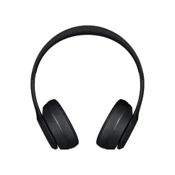 Headphones<Beats Solo3 Wireless Bluetooth Stereo Headphones, Matte Black (MX432LL/A)