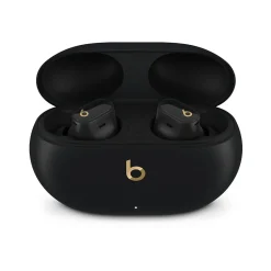 Headphones<Beats Studio Buds + Wireless Noise Canceling Bluetooth Earbuds, /Gold (MQLH3LL/A) Black