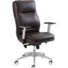Outlet Platinum Abott Mid-Back Task Chair, Brown (49608BR) Office Chairs
