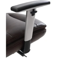 Outlet Platinum Abott Mid-Back Task Chair, Brown (49608BR) Office Chairs