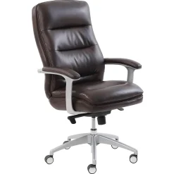 Outlet Platinum Sofil Bonded Leather Executive Chair, (49404BR) Ergonomic Chairs