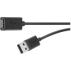 Usb Cables<Belkin 10' USB A Male/A Female, Black (F3U153BT3M)
