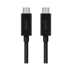 Usb Cables<Belkin 3.3' USB C Male/C Male Cable, Black (F2CU052BT1M-BLK)