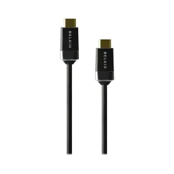 Ethernet Cables<Belkin AV10050BT2M 6.56' HDMI 4K Audio/Video Cable, Black