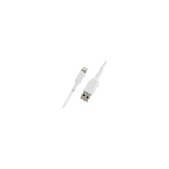 Usb Cables<Belkin BOOST CHARGE 0.5' Lightning to USB A Cable, White (CAA001BT0MWH)
