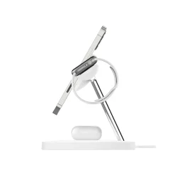 Belkin BOOST CHARGE PRO 3-in-1 Wireless Charger for iPhone 12, White (WIZ009ttWH)