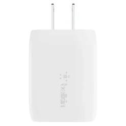 Belkin BOOST CHARGE USB-C to Lightning Car Charger for Multiple Brands, White (WCA003dqWH)