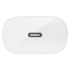 Belkin BOOST CHARGE USB-C to Lightning Car Charger for Multiple Brands, White (WCA003dqWH)