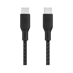 Belkin BoostCharge 6.56' USB-C to USB-C Power Cable, Male to Male, Black (CAB014BT2MBK)