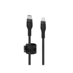 Belkin BOOST↑CHARGE PRO Flex Lightning to USB for iPhone/iPad, Black (CAA011bt2MBK)