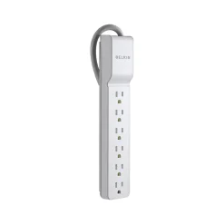 Surge Protectors & Power Strips<Belkin 6-Outlet Surge Protector, 2.5' Cord (BE106000-2.5)