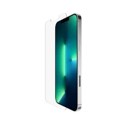 Cell Phone Screen Protectors<Belkin SCREENFORCE Tempered Glass Screen Protector for iPhone 13/13 Pro (OVA069ZZ)