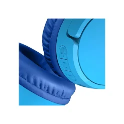 Headphones<Belkin SoundForm Wireless On-Ear Headphones, Bluetooth, Blue (AUD001BTBL)