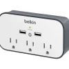 Surge Protectors & Power Strips<Belkin Surge Protector, 300 Joules, 3 Outlet (BSV300TTCW)