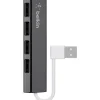 Usb Hubs<Belkin Ultra-Slim 4-Port USB 2.0 Hub, Black/White (F4U042BT)