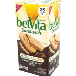 Snacks & Granola Bars<BelVita Chocolate Breakfast Bar, 1.76 oz., 25 Bars/Box (220-00570)