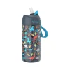 Water Bottles<bentgo Kids Dinosaur Plastic Water Bottle, 15 oz. (BGKDCP1-DNO)