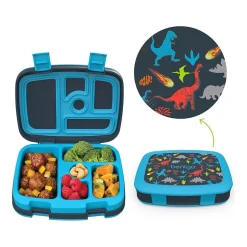 Lunch Boxes & Bags<bentgo Kids Prints Dinosaur Lunch Box, Multicolor, 19 oz. (BGKDPT-DNO)