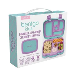 Lunch Boxes & Bags<bentgo Kids Prints Mermaid Scales Lunch Box, Teal/Purple (BGKDPT-MMD)