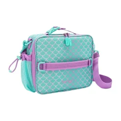 Lunch Boxes & Bags<bentgo Kids Prints Mermaid Scales Lunch Bag, Teal/Purple (BGPTBAG-MMD)
