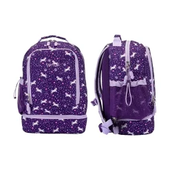 bentgo Kids Prints Unicorn Backpack with Lunch Box, Multicolor (BGBKPAK-UNI)