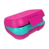 bentgo Kids Snack Container, Fuchsia/Teal, 12 oz. (BGKDSNK-F) Discount
