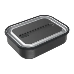 Lunch Boxes & Bags<bentgo MicroSteel Lunch Box, Carbon Black, 41 oz. (BGSTLCH-CB)