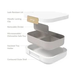Lunch Boxes & Bags<bentgo Modern Lunch Box, White, 44 oz. (BGOMDN-W)