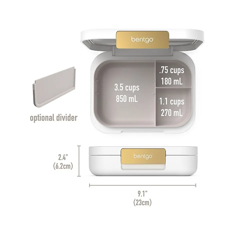 Lunch Boxes & Bags<bentgo Modern Lunch Box, White, 44 oz. (BGOMDN-W)