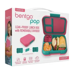 Lunch Boxes & Bags<bentgo Pop Lunch Box, Bright Coral/Teal (BGOPOP-BC)